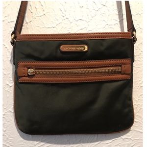 Michael Kors olive green crossbody bag